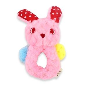 Cute pet dog chew toy squeaker soft plush - bunny